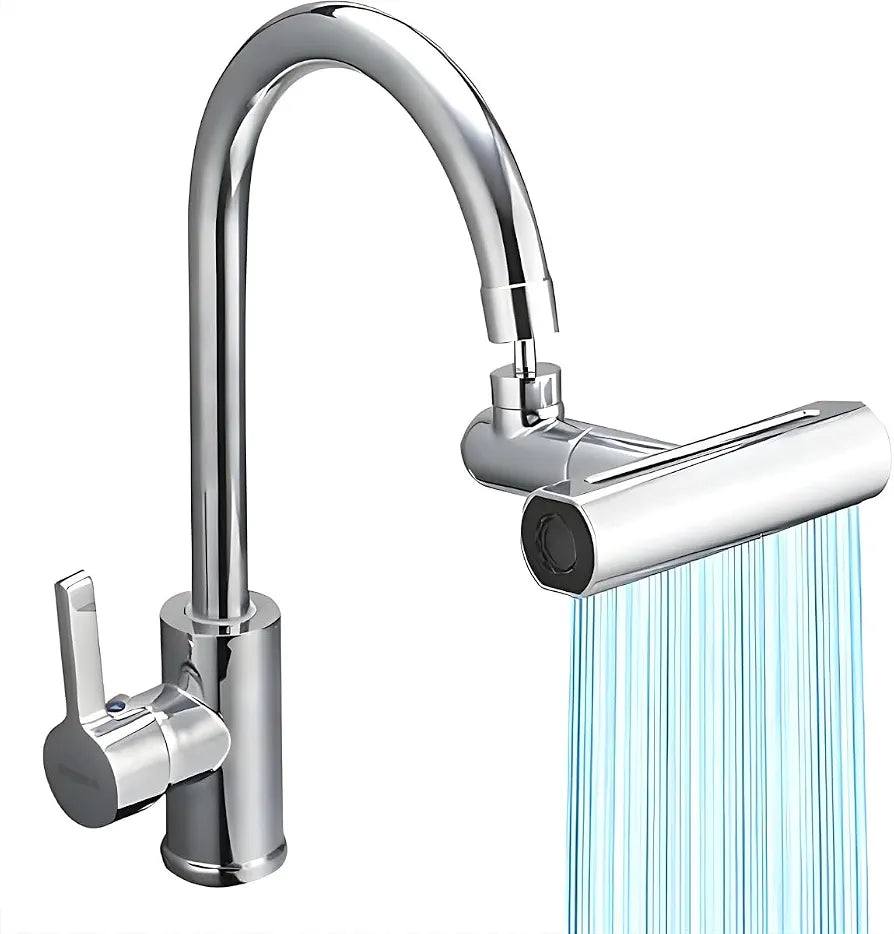 Extensor de Grifo Ahorrador de Agua 360° Universal – Aumenta la Presión, Ahorra Agua y Facilita la Limpieza